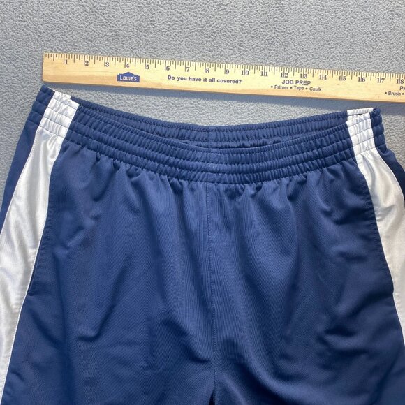 Nike Shorts Mens Size XXL  Blue White Swoosh Active Basketball Gym 10",Pockets - Picture 4 of 15